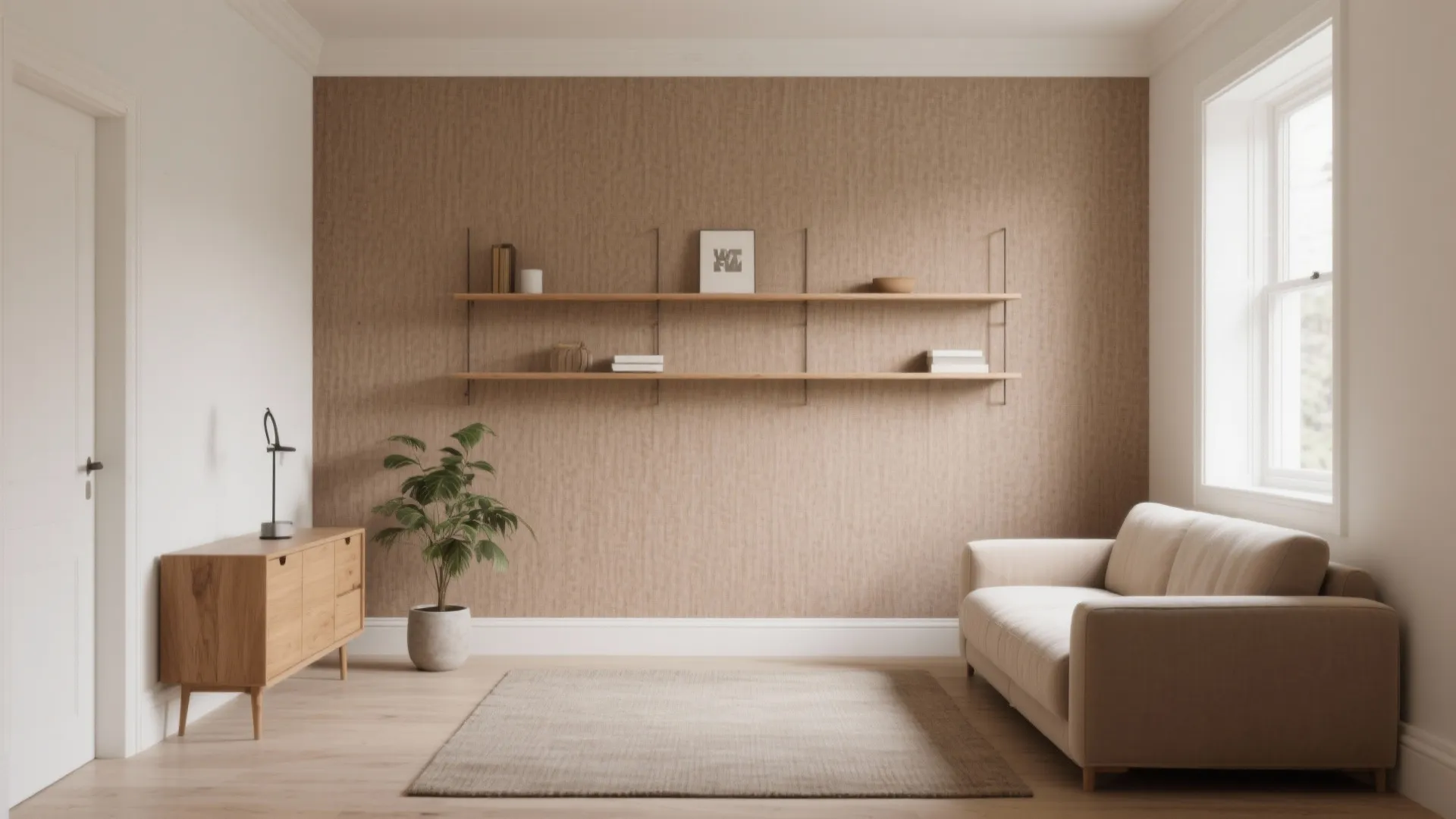 Textured Linen Effect for Warm Minimalism