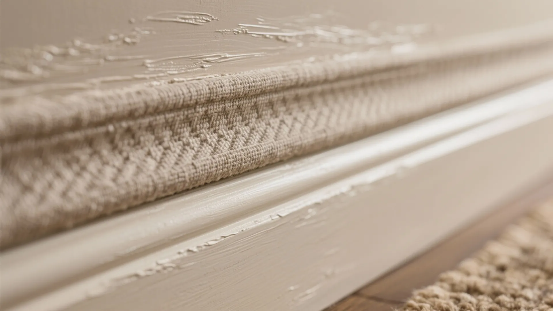 Textured Faux-Finish Border (Wood or Linen Effect)