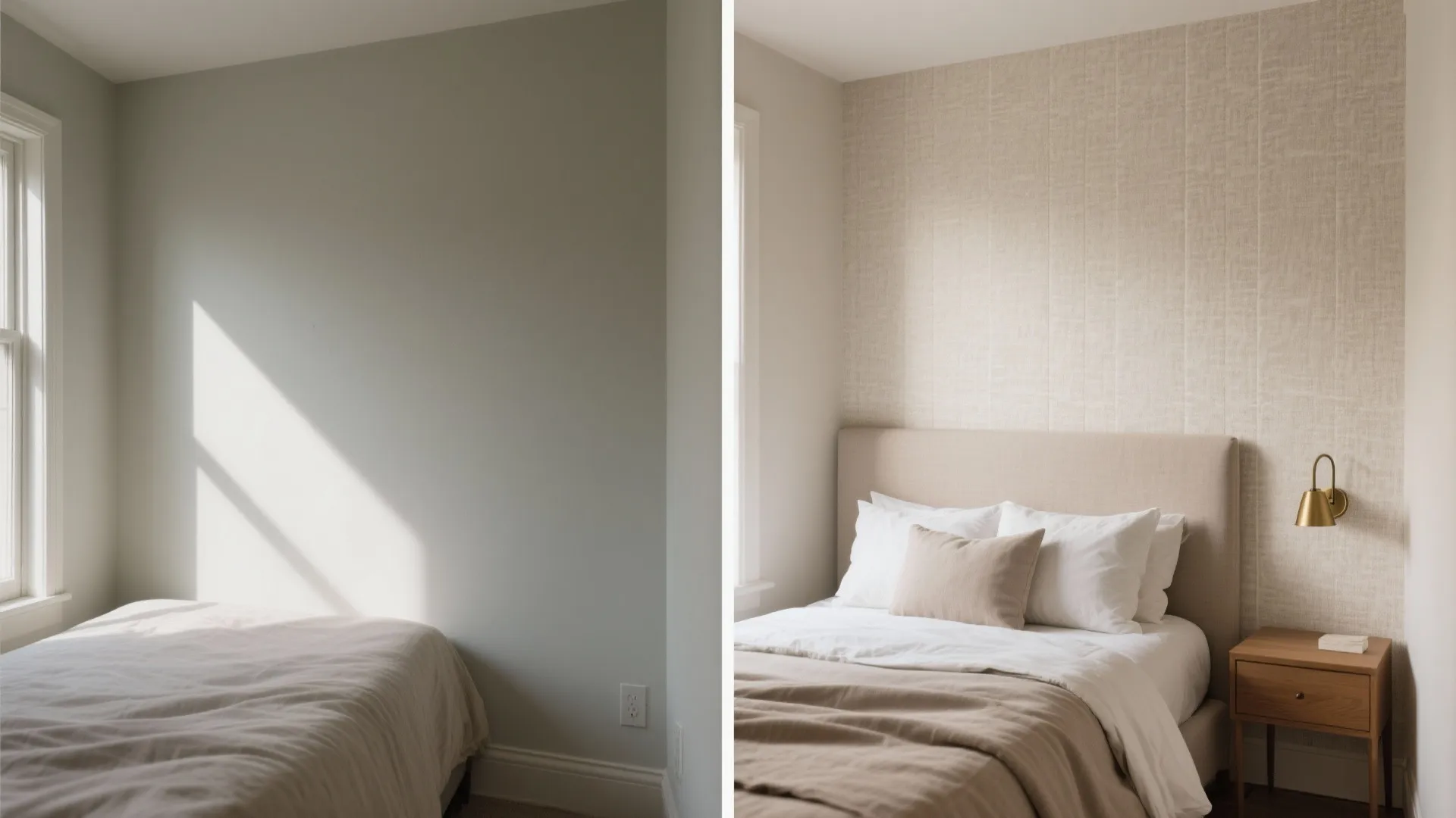 1) Minimalist Texture: Linen, Grasscloth, and Subtle Weaves