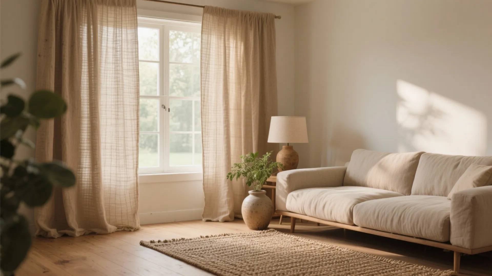 Textured Linen Blends for Organic Warmth