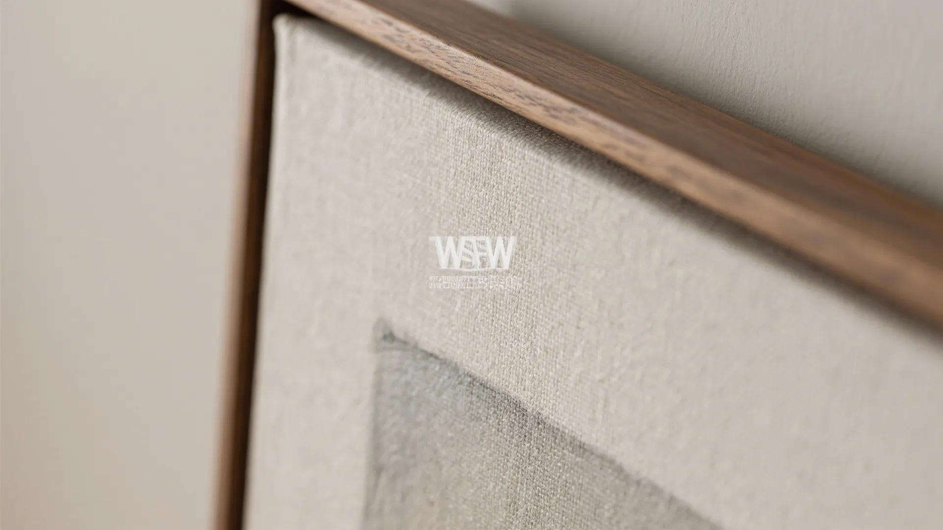 Oversized Canvas with Quiet Palette