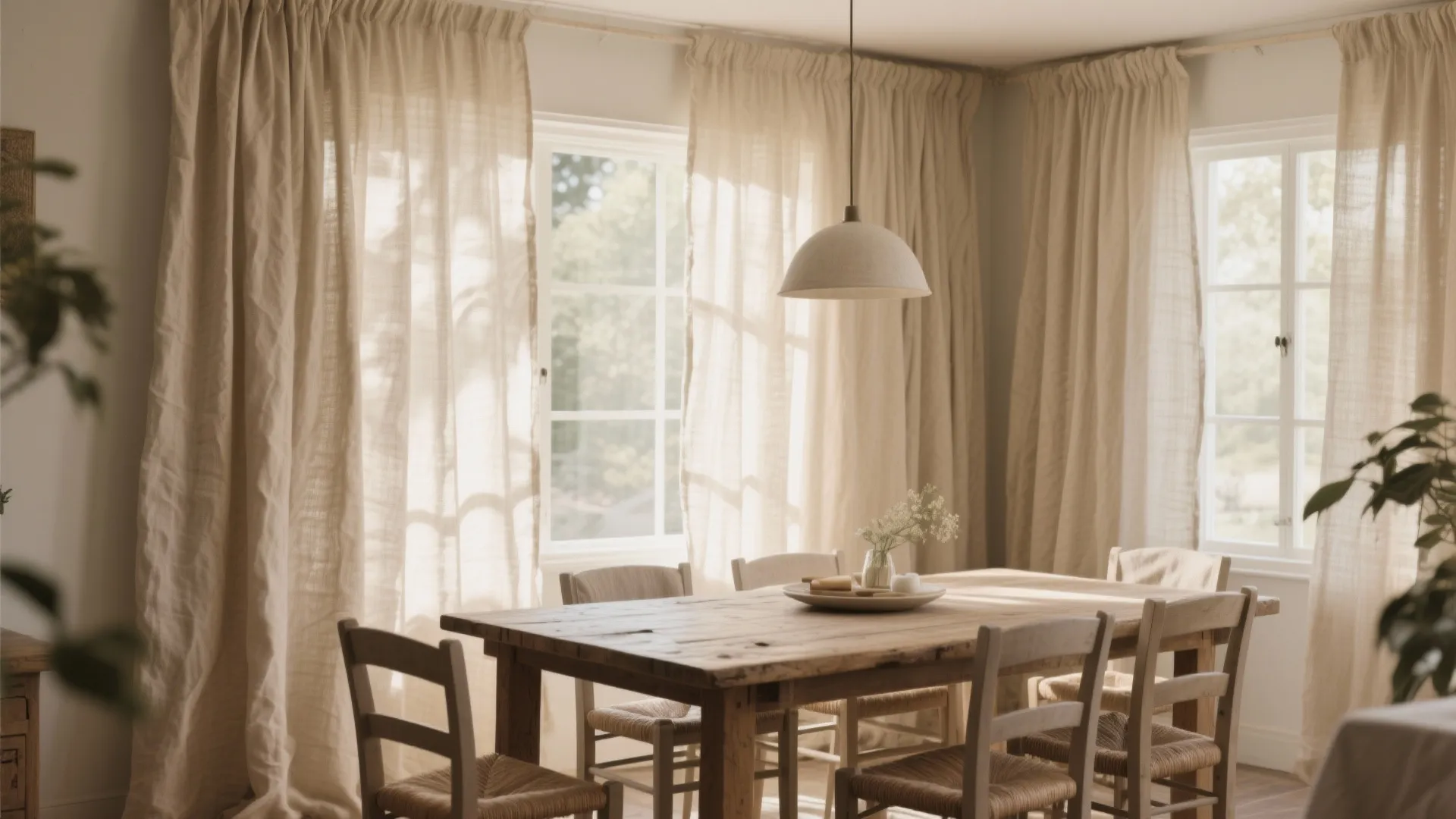 4. Natural Linen Charm