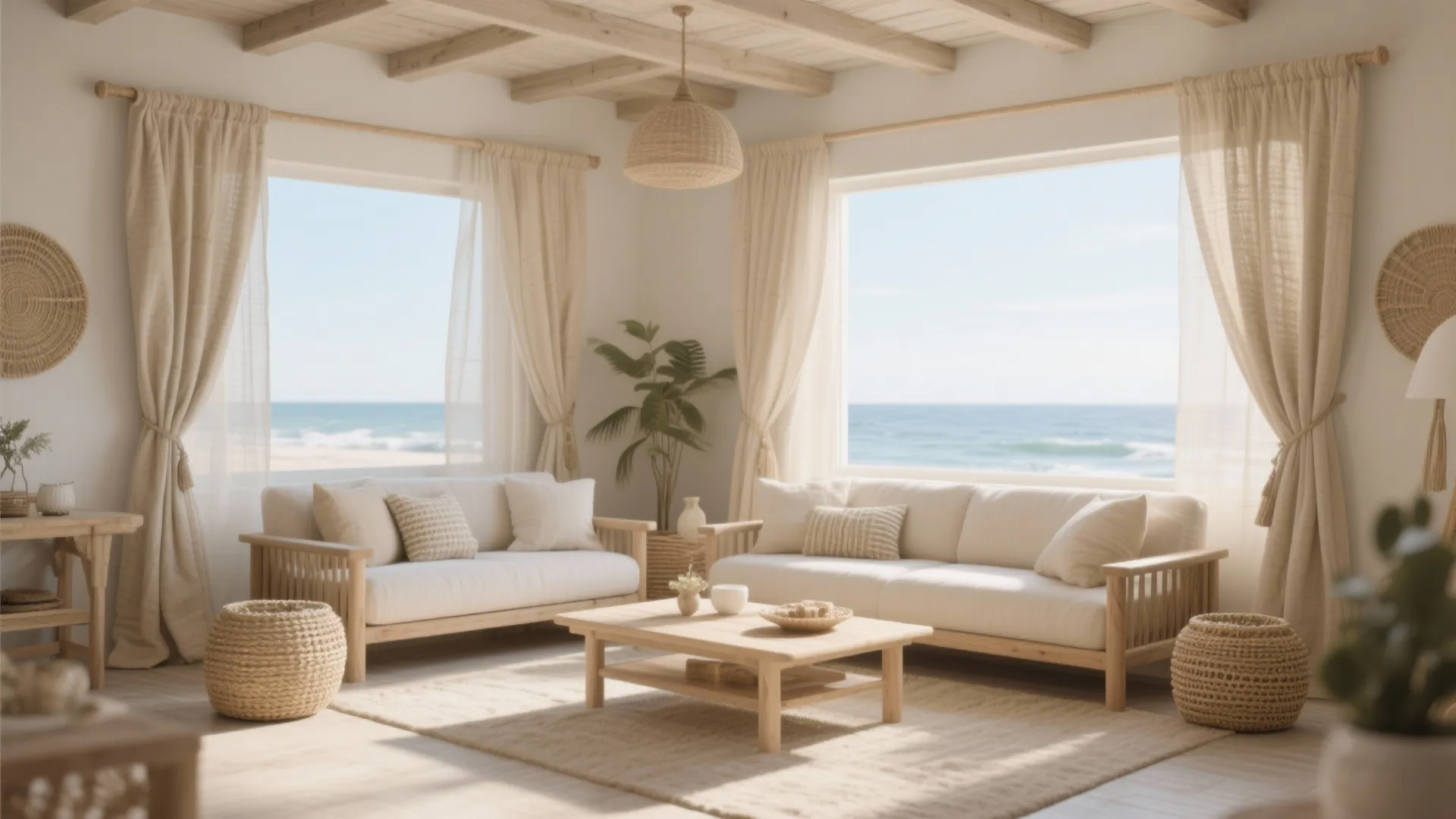 Natural Linen for a Breezy Feel