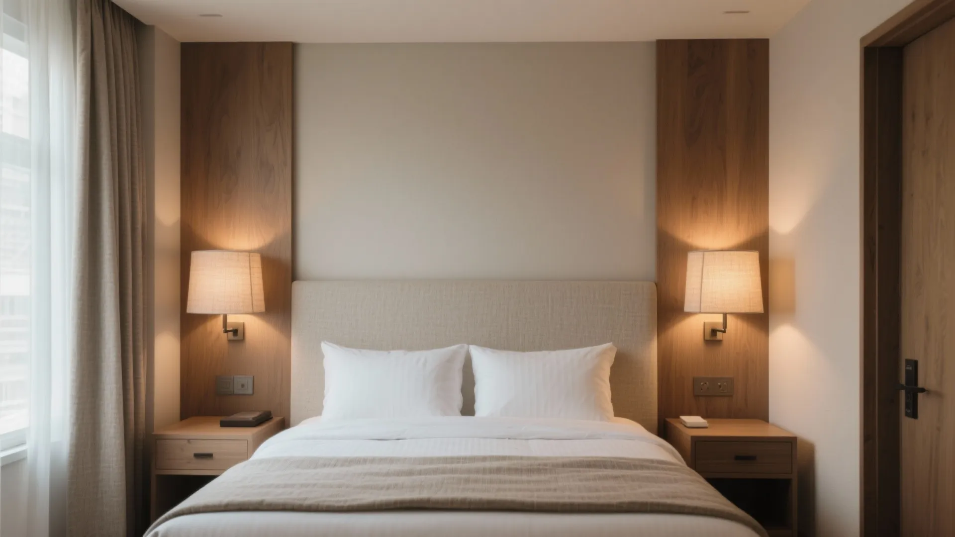 Textured fabric shades: calm, warm, and forgiving