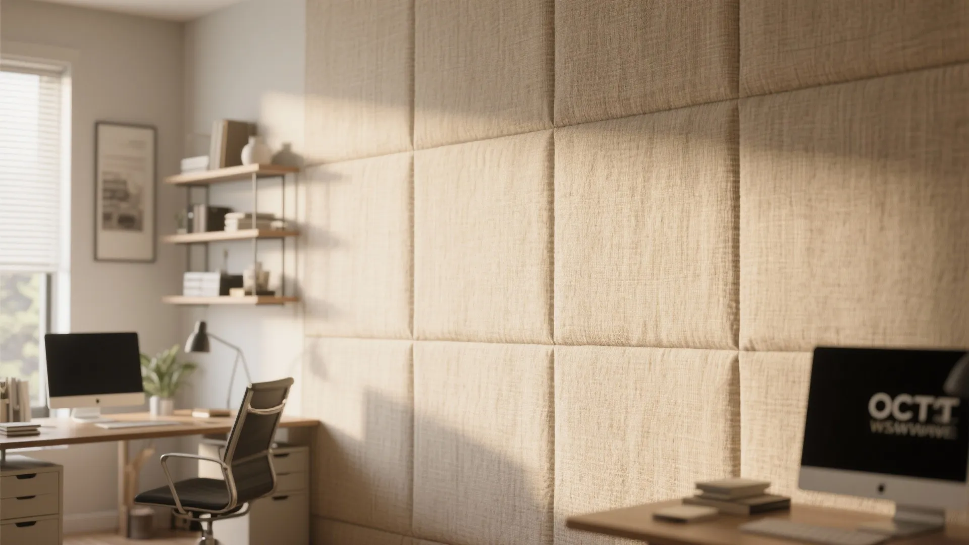 Fabric-Wrapped Walls