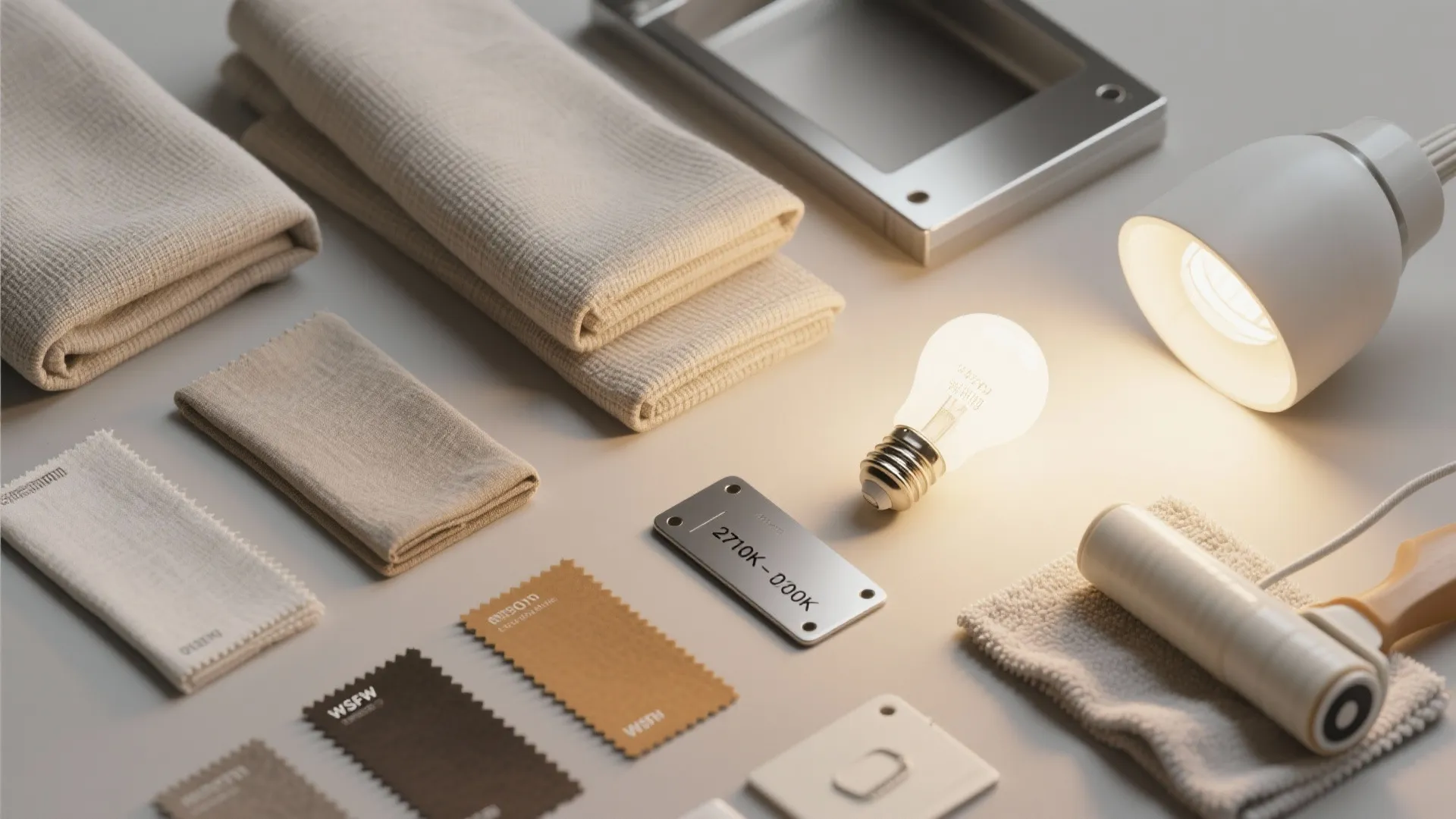 Textured Linen Sconces for Gentle Diffusion