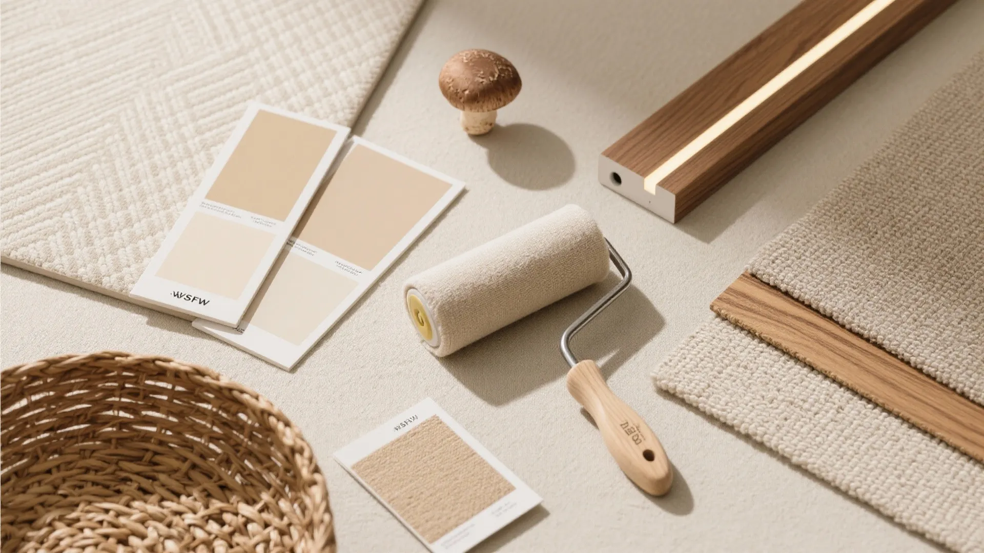 Warm Linen Texture That Softens Acoustics