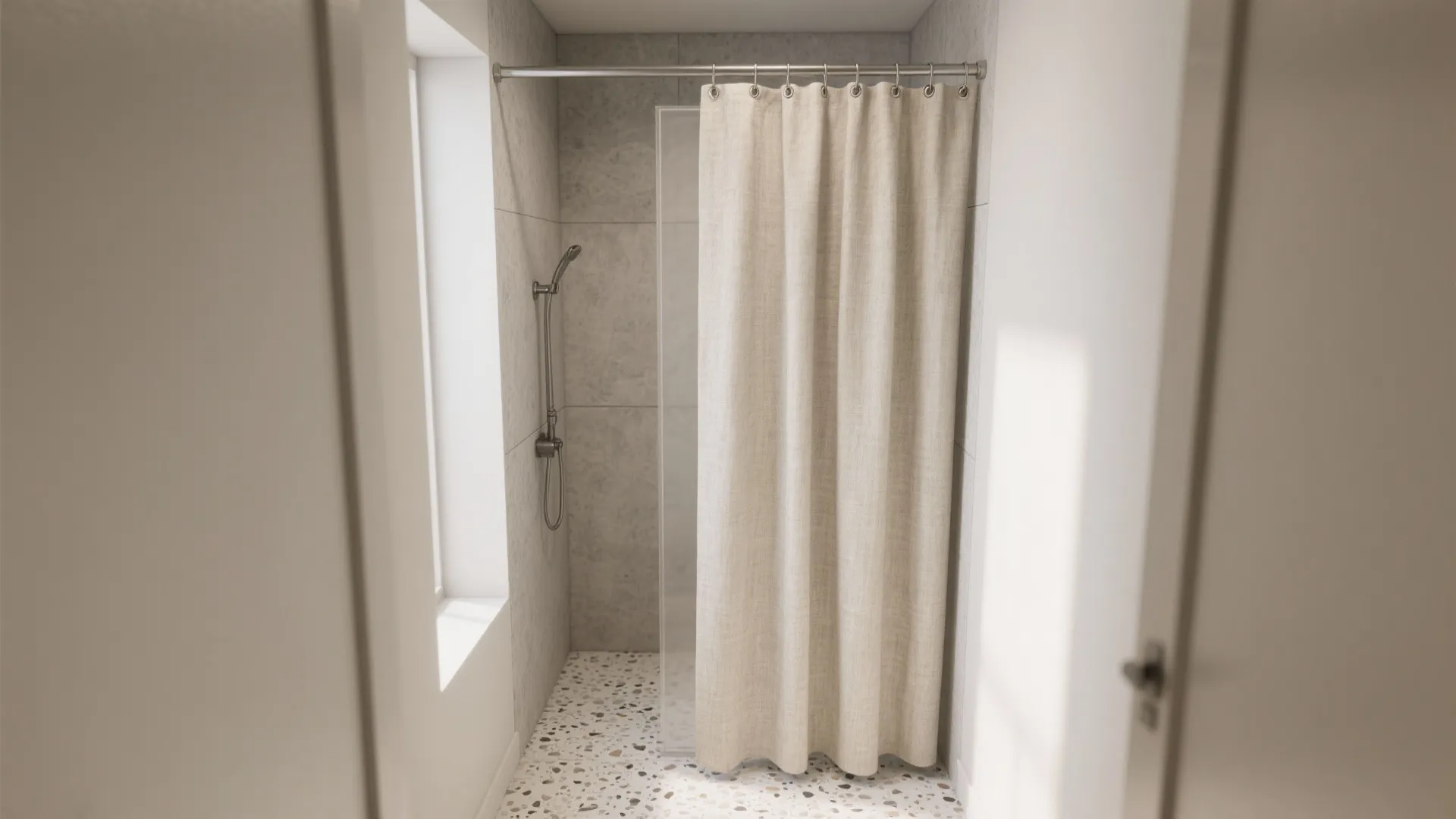 Minimalist linen tones with a moisture-safe liner