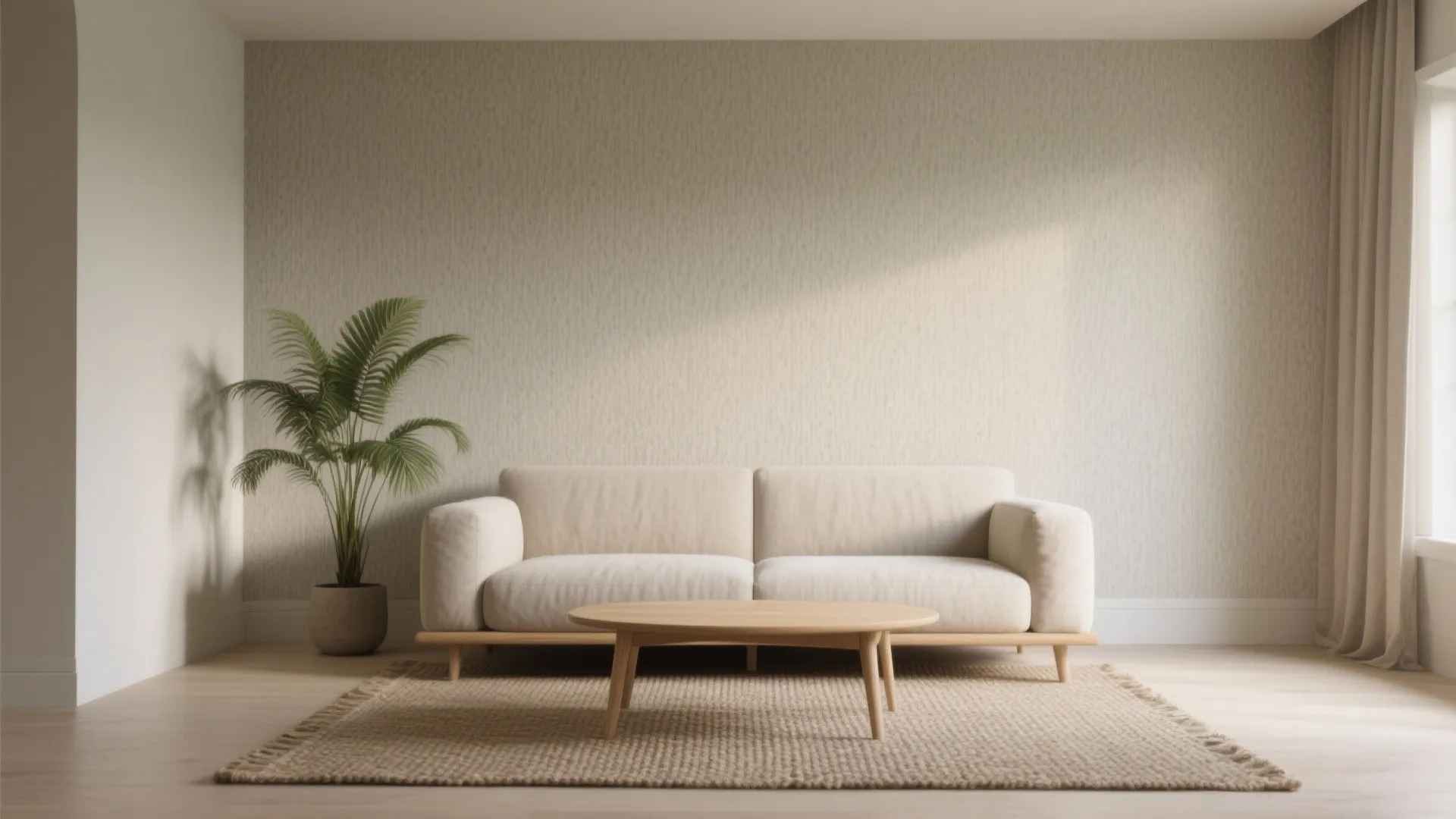 Texture-first neutrals for calm, minimal rooms