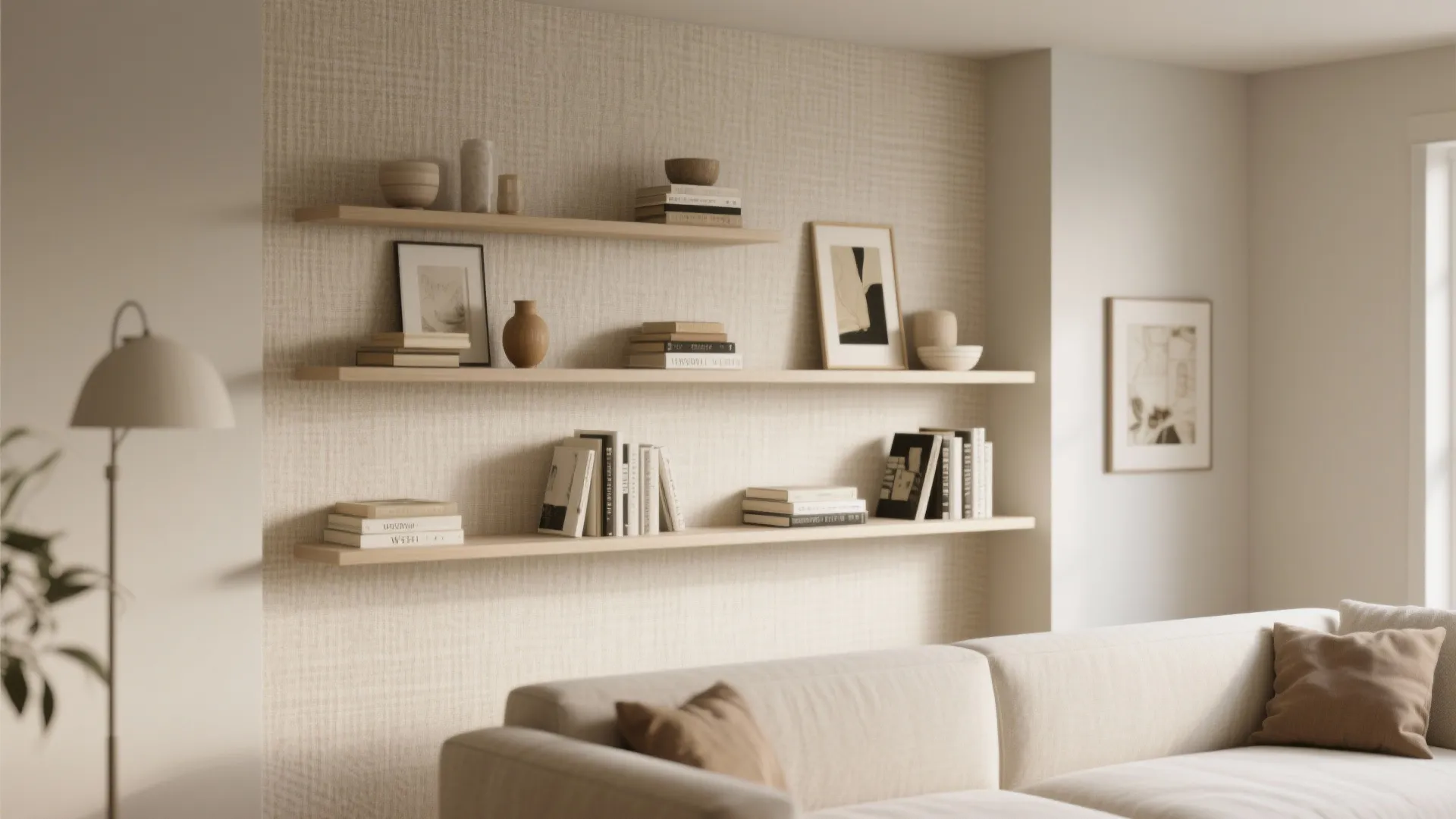 Textured Grasscloth and Linen Looks