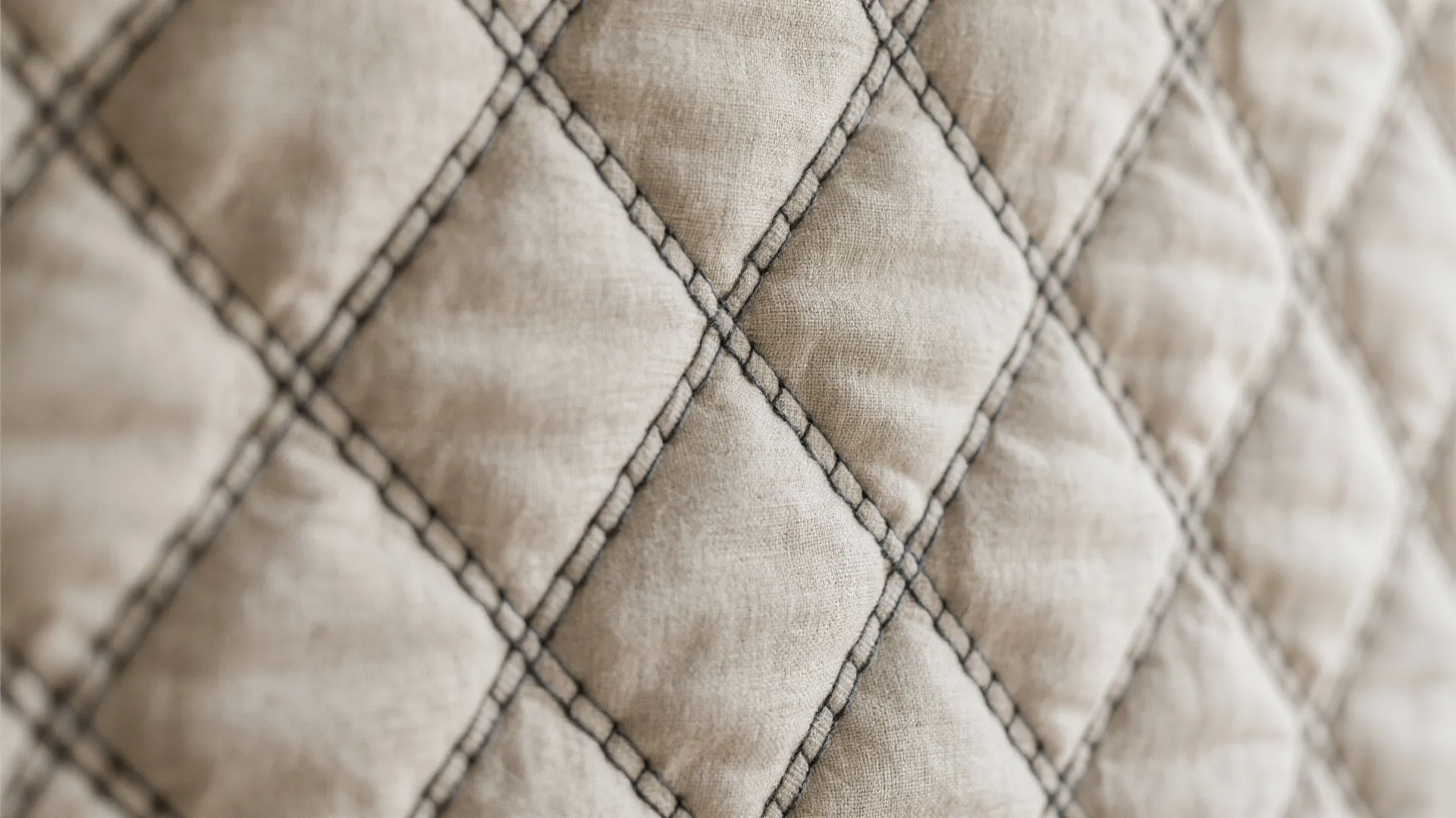 Minimalist quilted wall panels