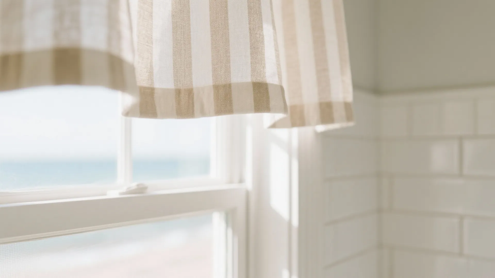 1. Linen with Subtle Stripes