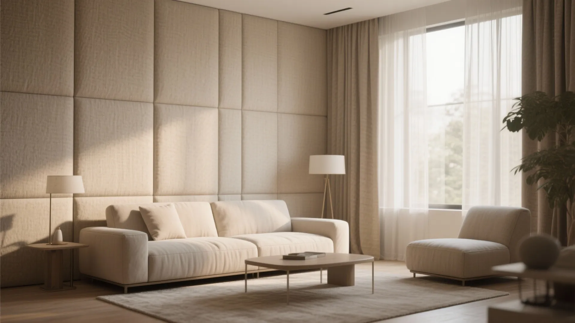 Textured fabric panels