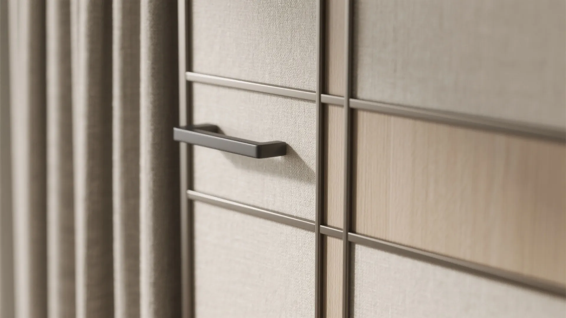 Bedroom calm with sliding wardrobes and hidden storage