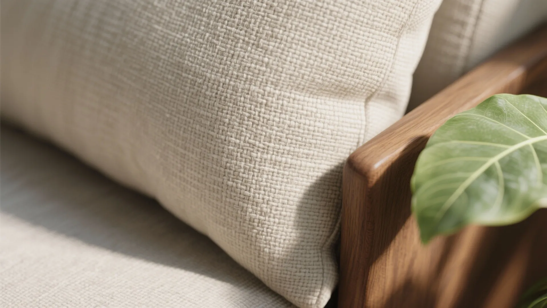 Grounded by nature: wood, plants, and breathable fabrics