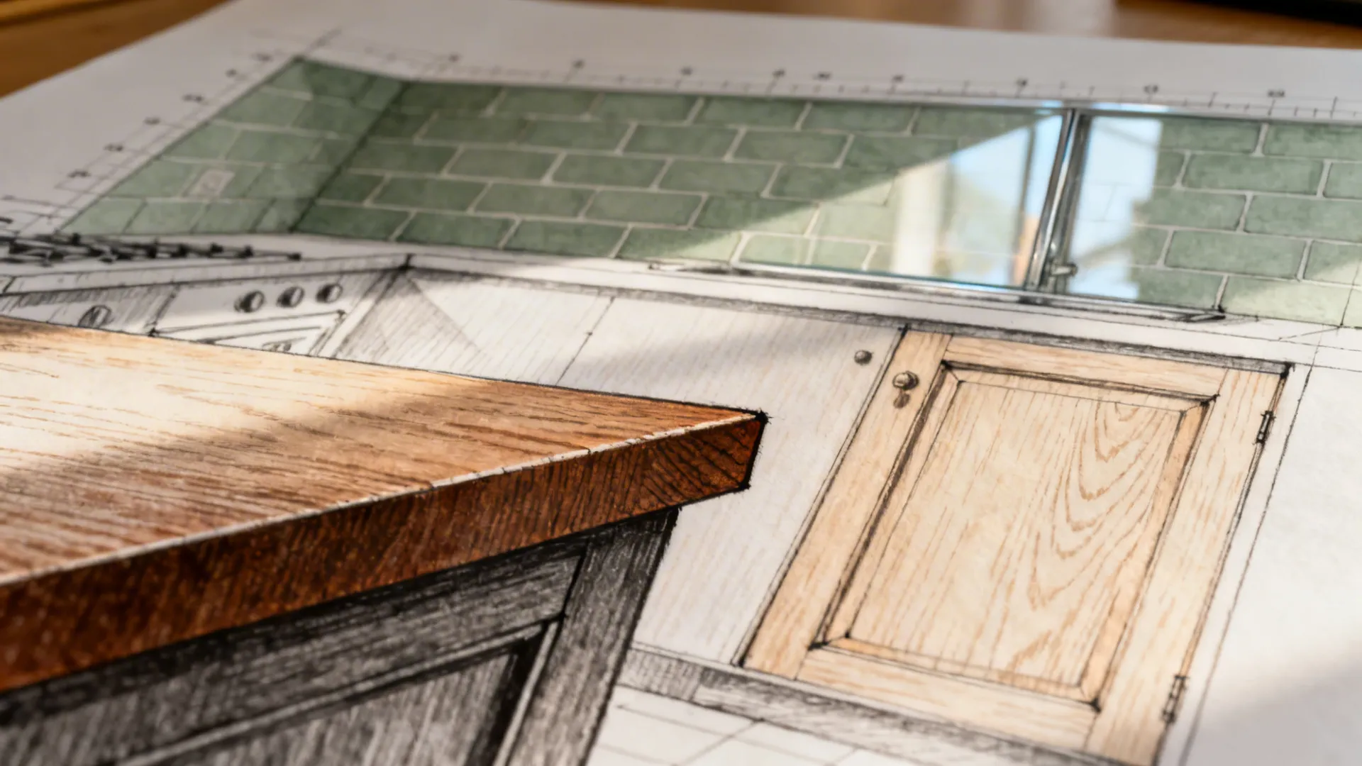 Use Line Weight and Material Cues to Sell Depth