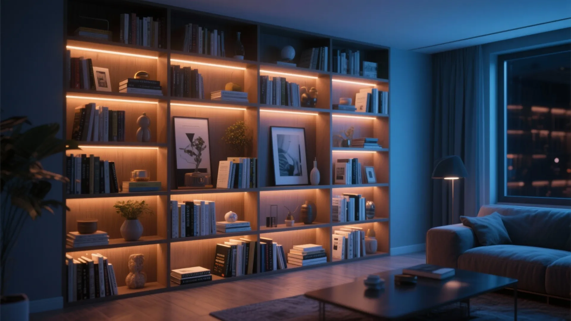7. Lighting Your Shelves