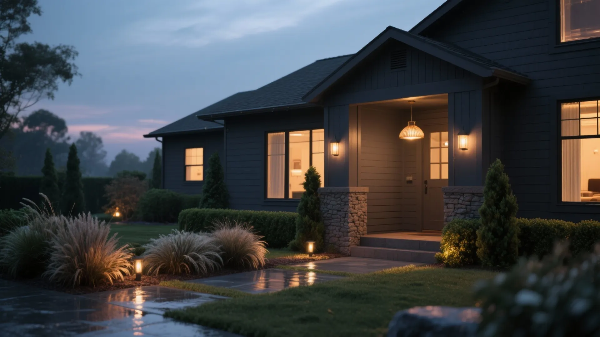 4. Sculpt the façade with light and landscape