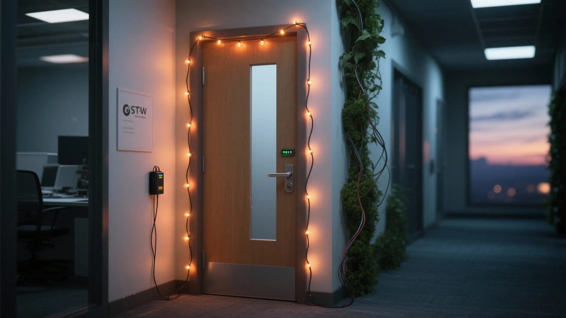 4. Lit Garland Frame