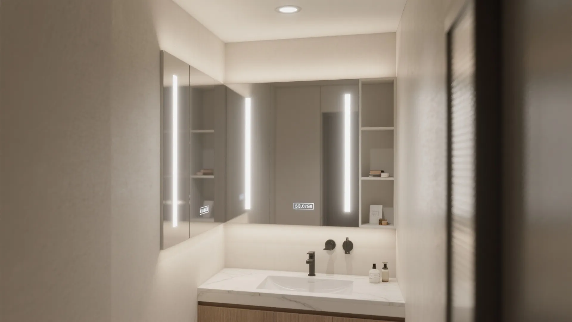 Medicine Cabinets with Integrated Lighting