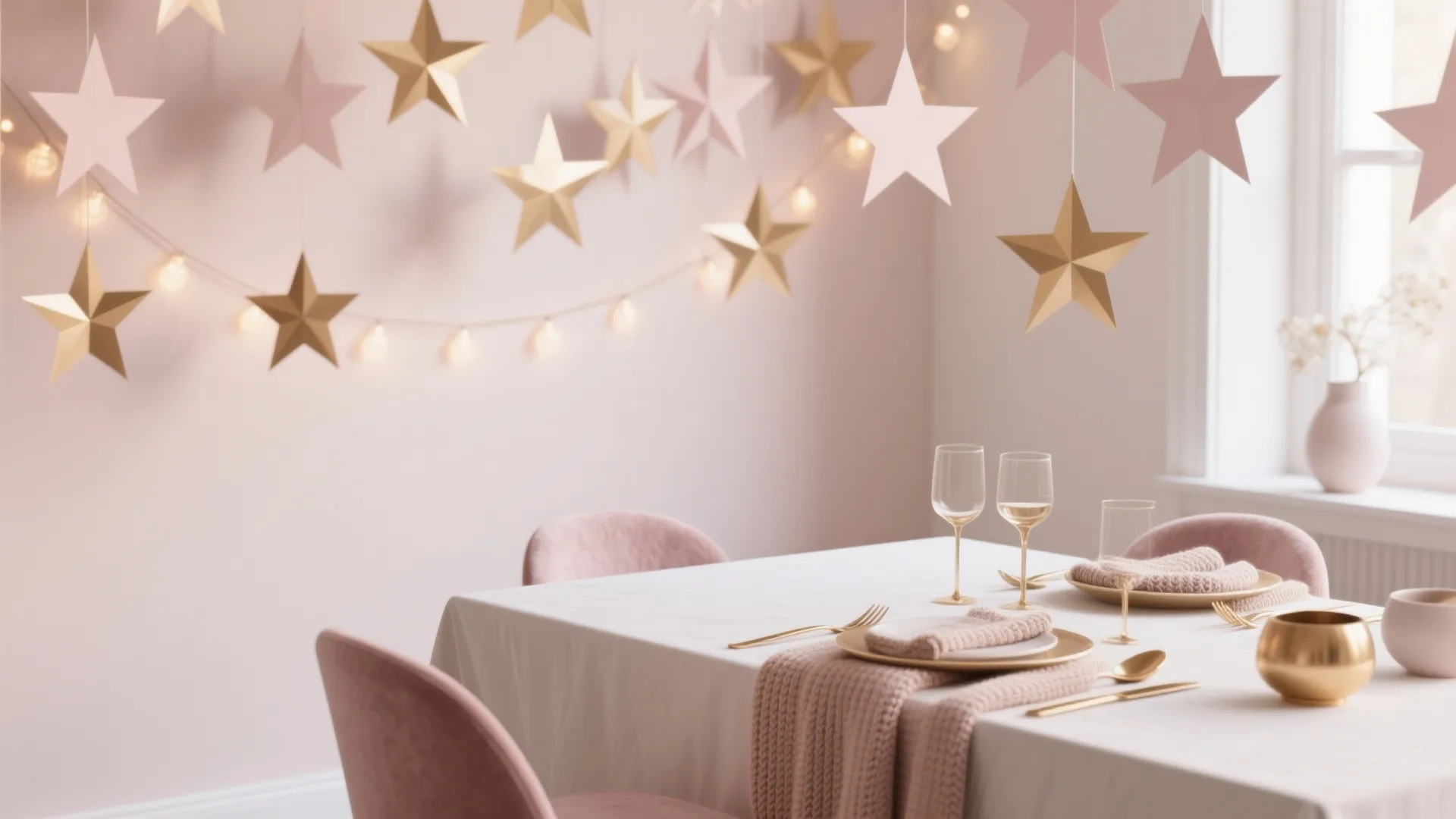 Modern “Little Star” Metallic Minimalism