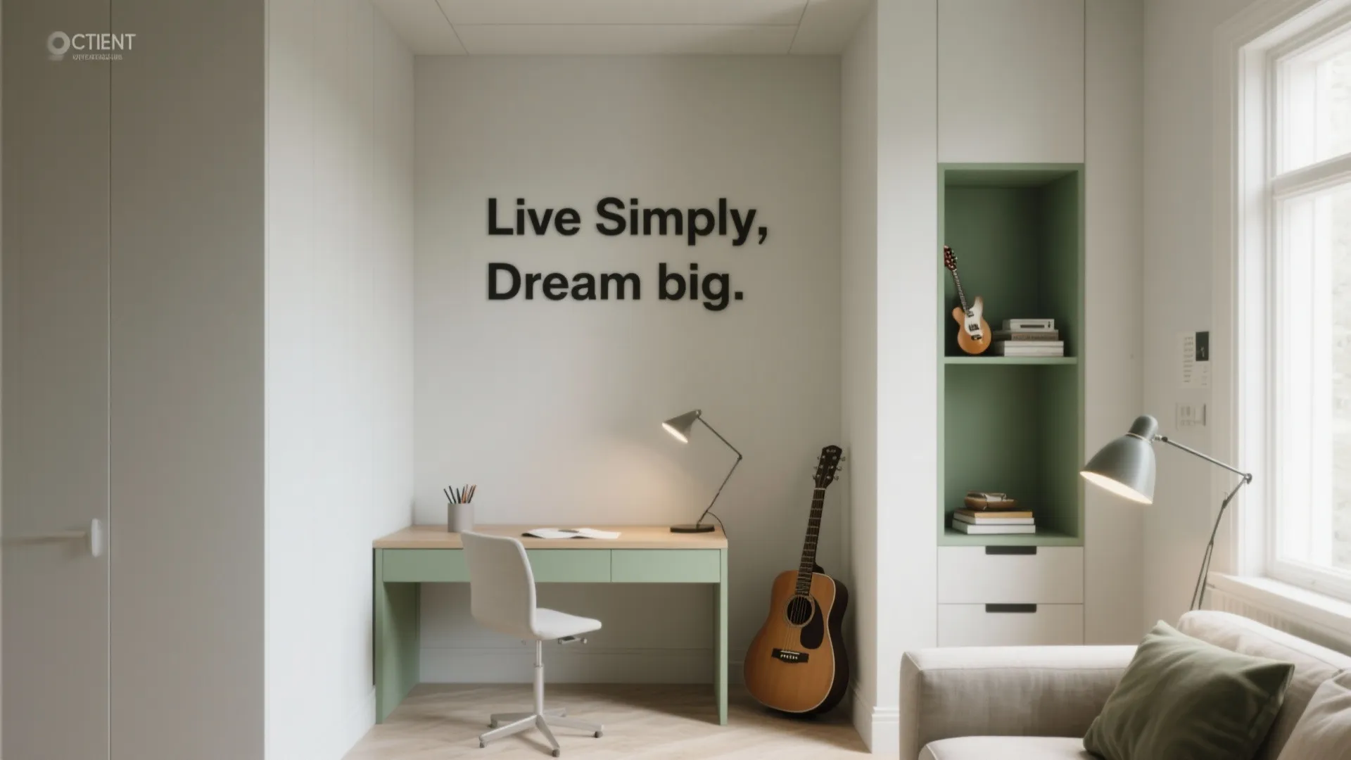 4. "Live simply, dream big"