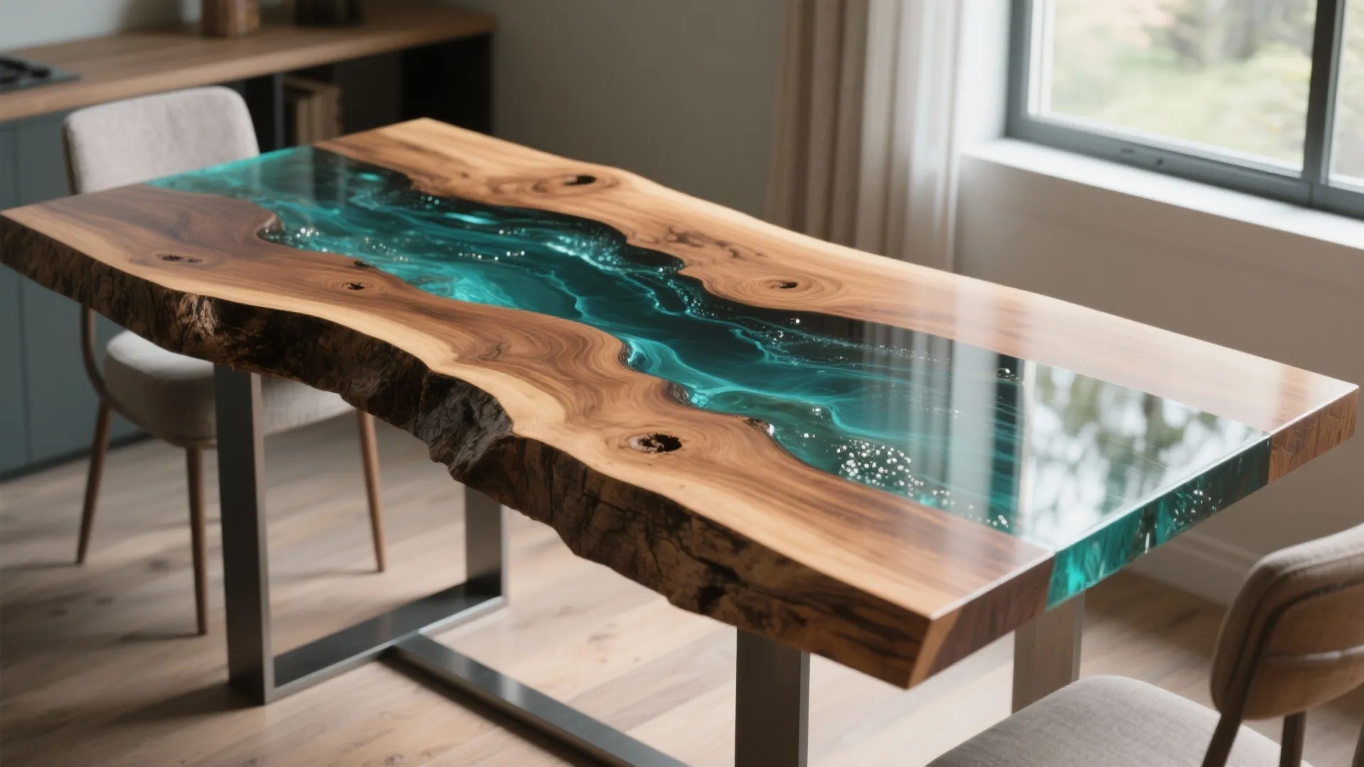 Live Edge River Table