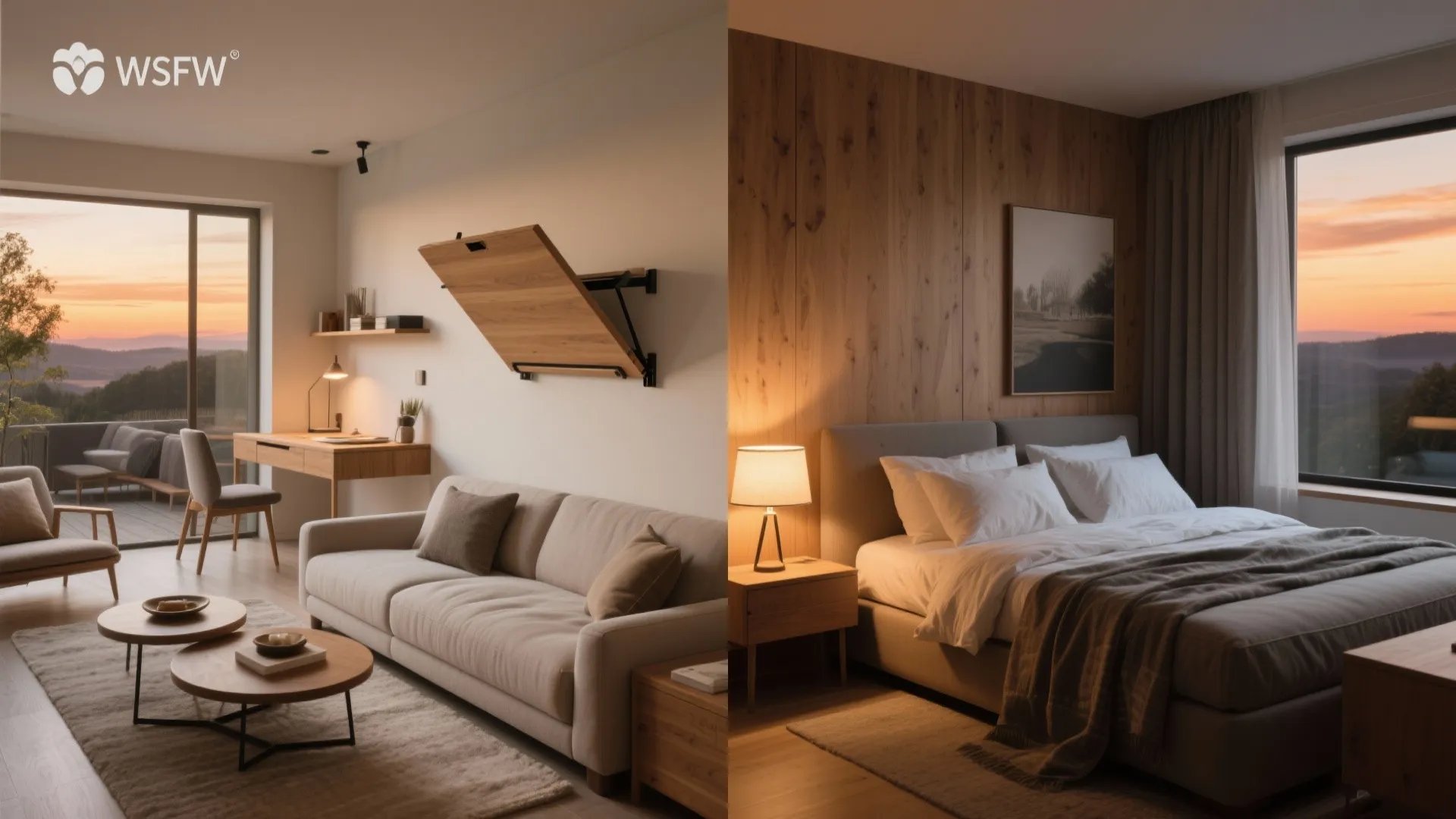 Flexible Living Room That Doubles as a Guest Zone