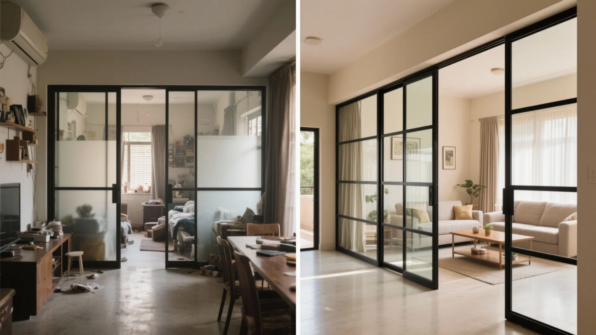 Glass and Light to Open the Living-Dining Core