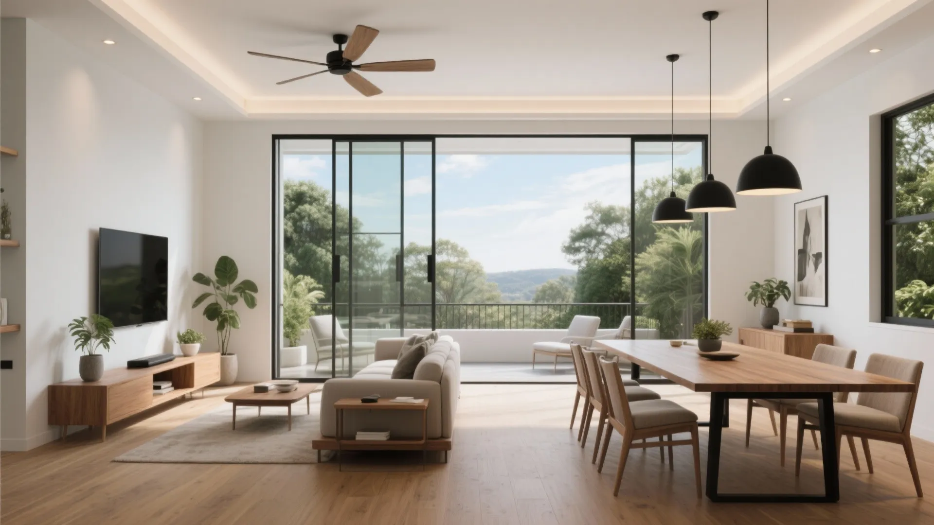 Balcony-Aligned Living Core