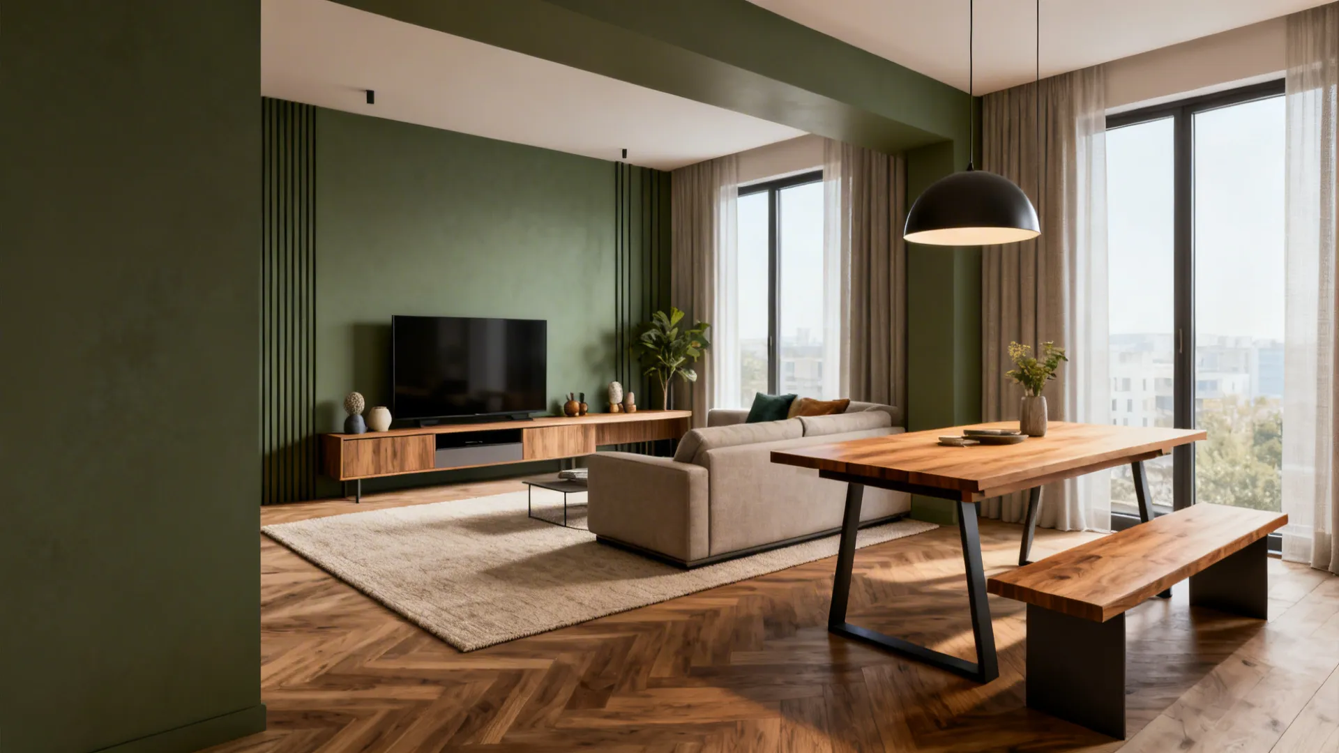5 Living Room and Dining Combo Ideas
