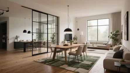 Partition Design: 5 Ideas for Living & Dining