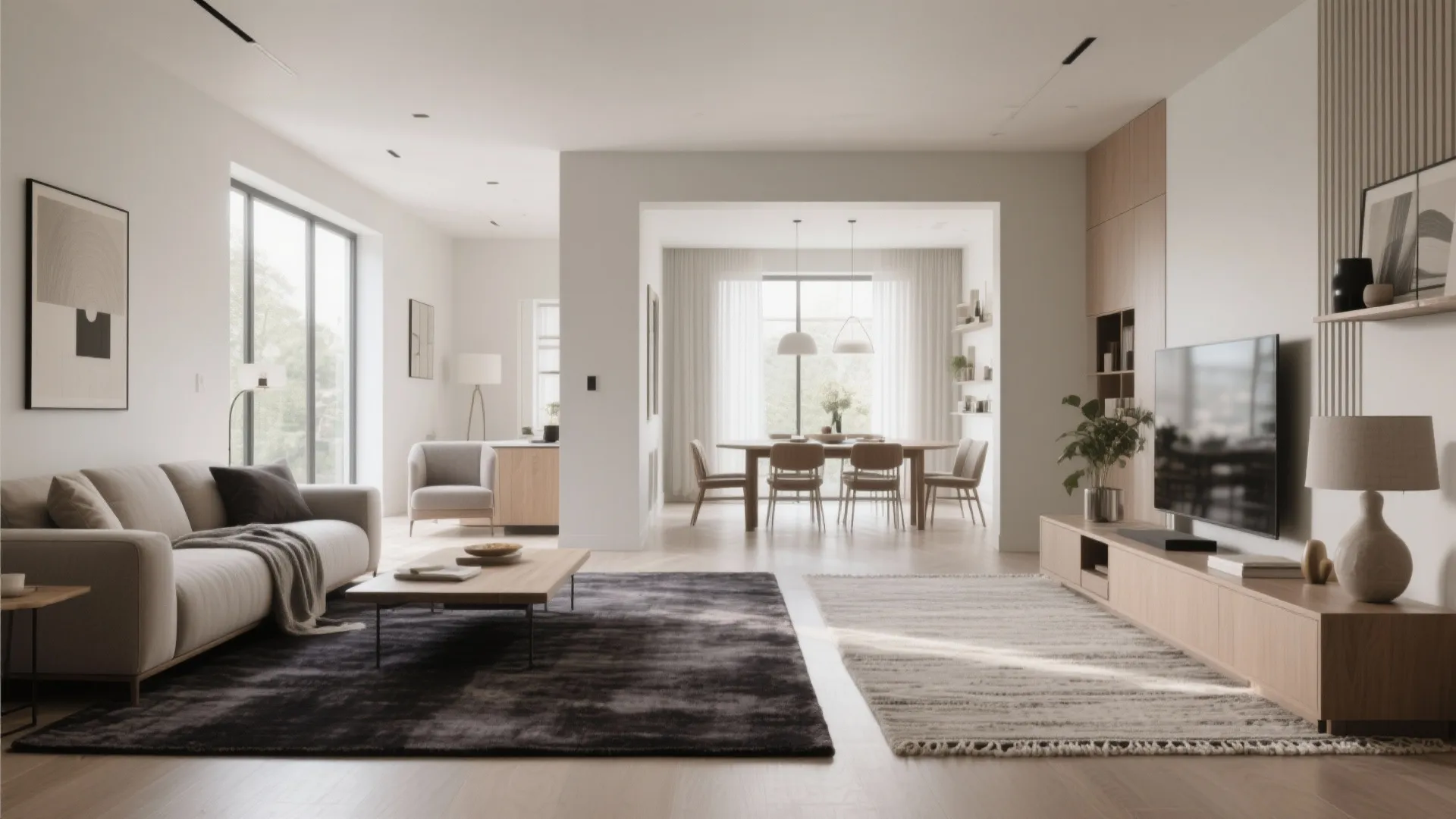 1. Define Zones with Rugs