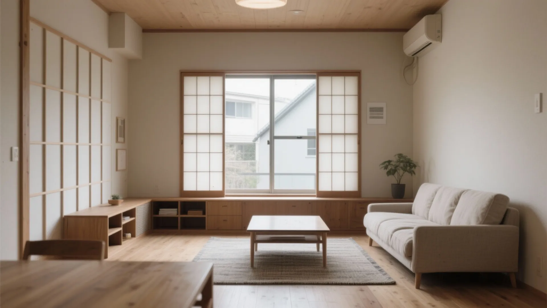 LDは“光の通り道”を優先｜日式風格の抜けで広く見せる