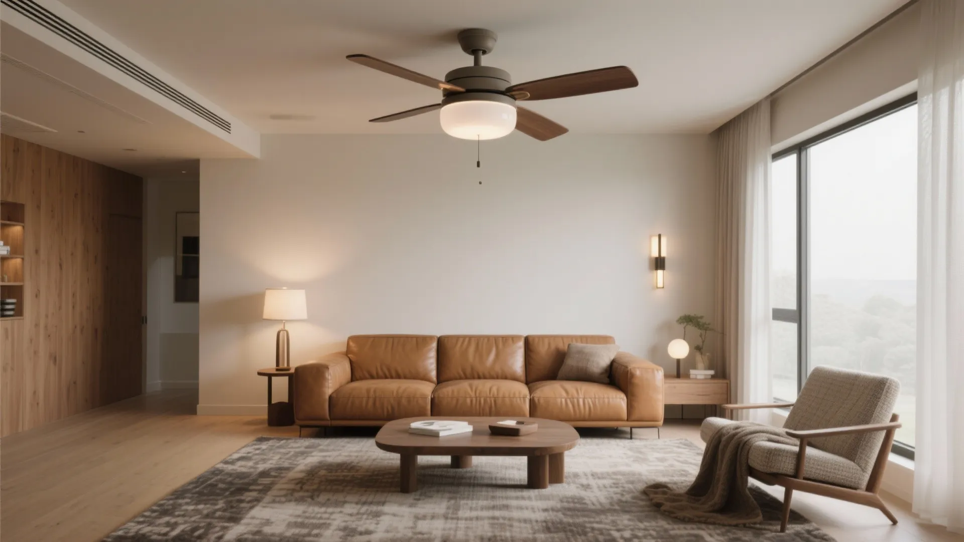 Living Room Fan with Light: The Stylish Guide to Breezy Spaces: 1 Minute to Brighten and Cool Your Living Room Instantly