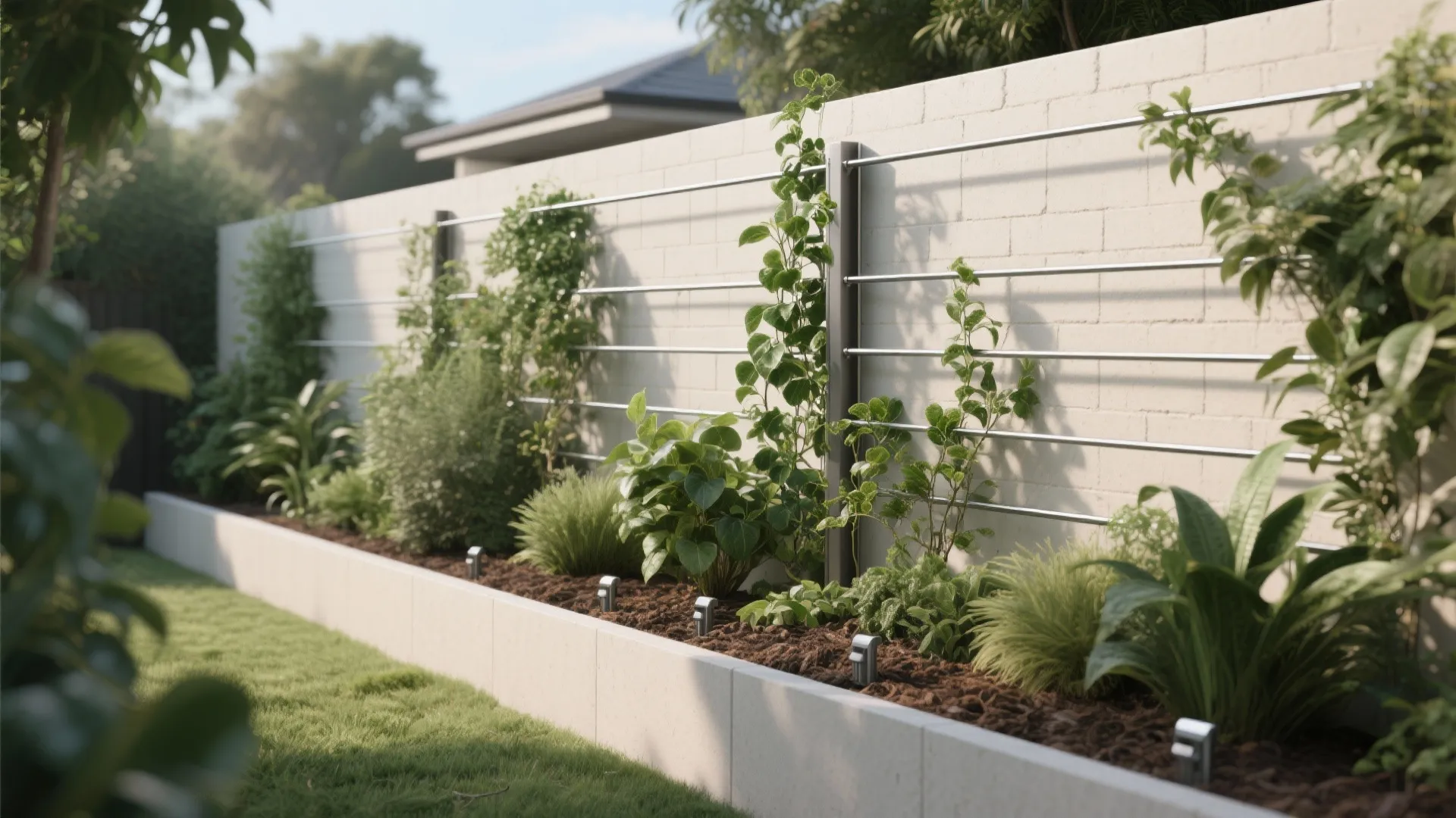 Living Green Walls and Climbing Trellises