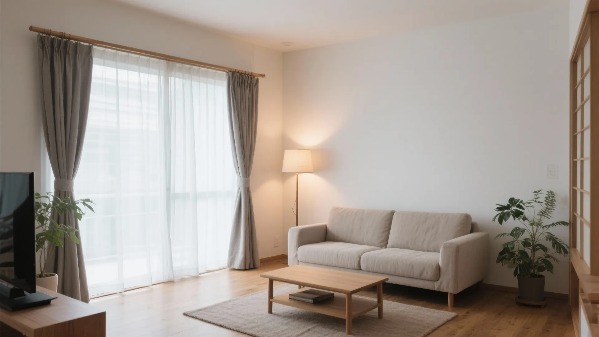 Tips 5: 光とカーテンで“広がる”。大阪・京都の賃貸でも効く明るさ設計