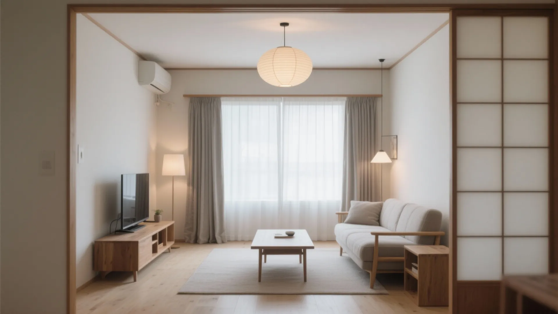 Tips 4: リビングは“高さ”で広げる—日本都市で効く日式風格の配色と光