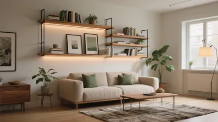 5 Wall Shelves Design Ideas for Living Room