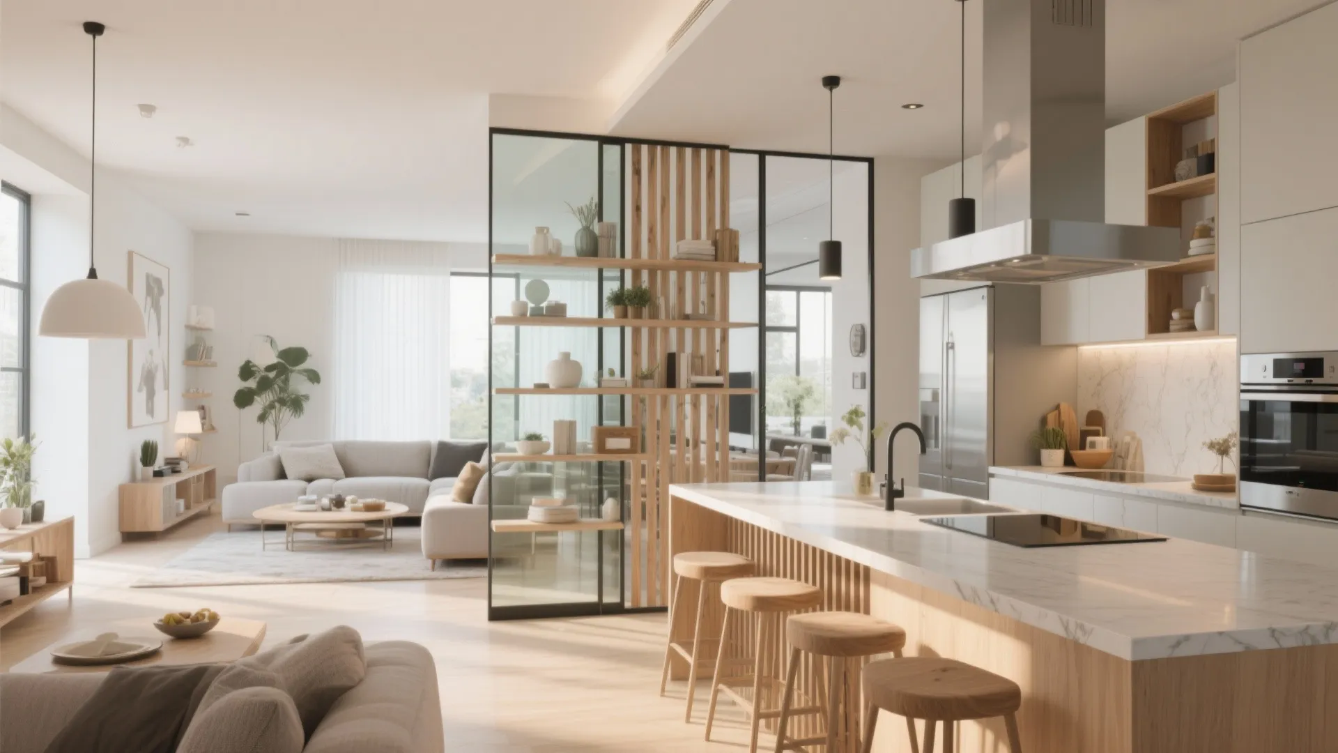 10 Living Room and Kitchen Divider Ideas: Creative and Practical Ways to Separate Open Spaces Without Losing Flow