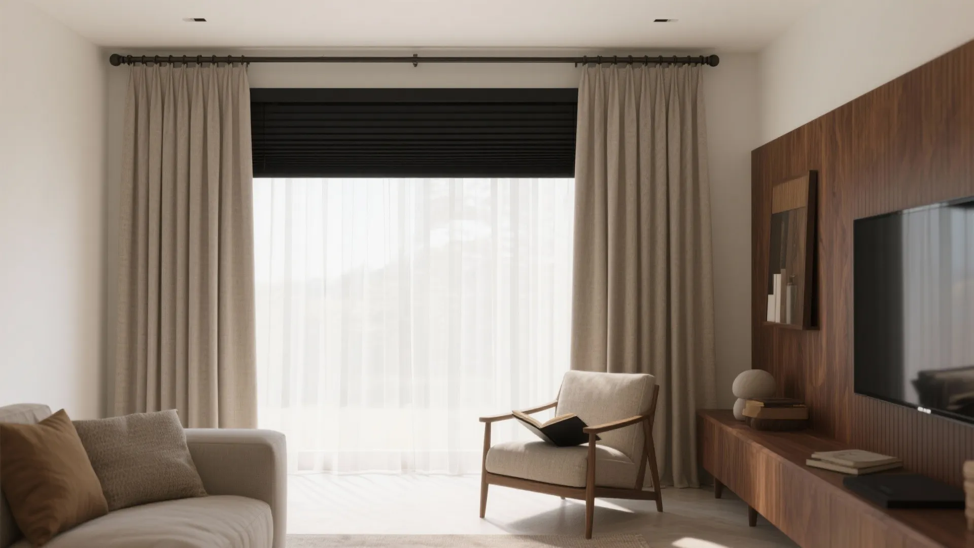 Living Room Curtains with Blinds: Design, Layer & Style: Fast-Track Guide to Layering Curtains and Blinds for Stunning Living Rooms