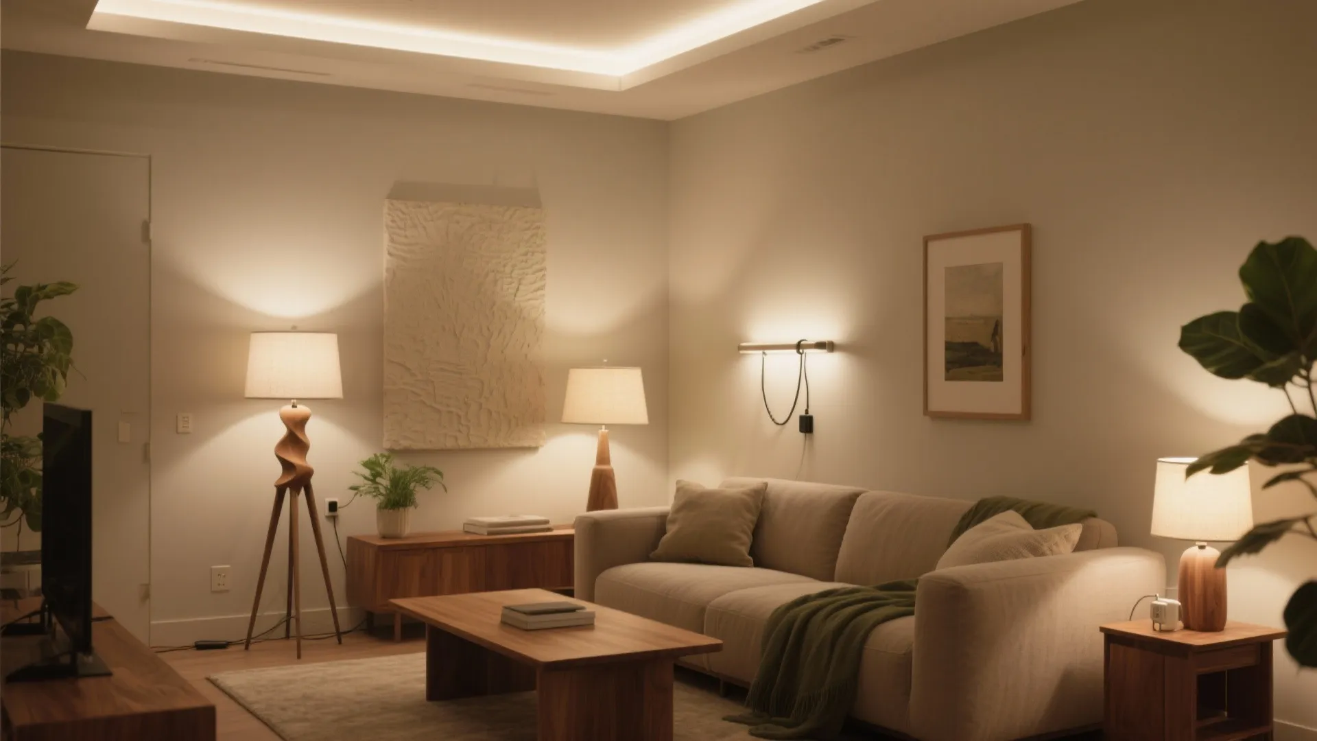 Living Room: Layered Light That Adapts