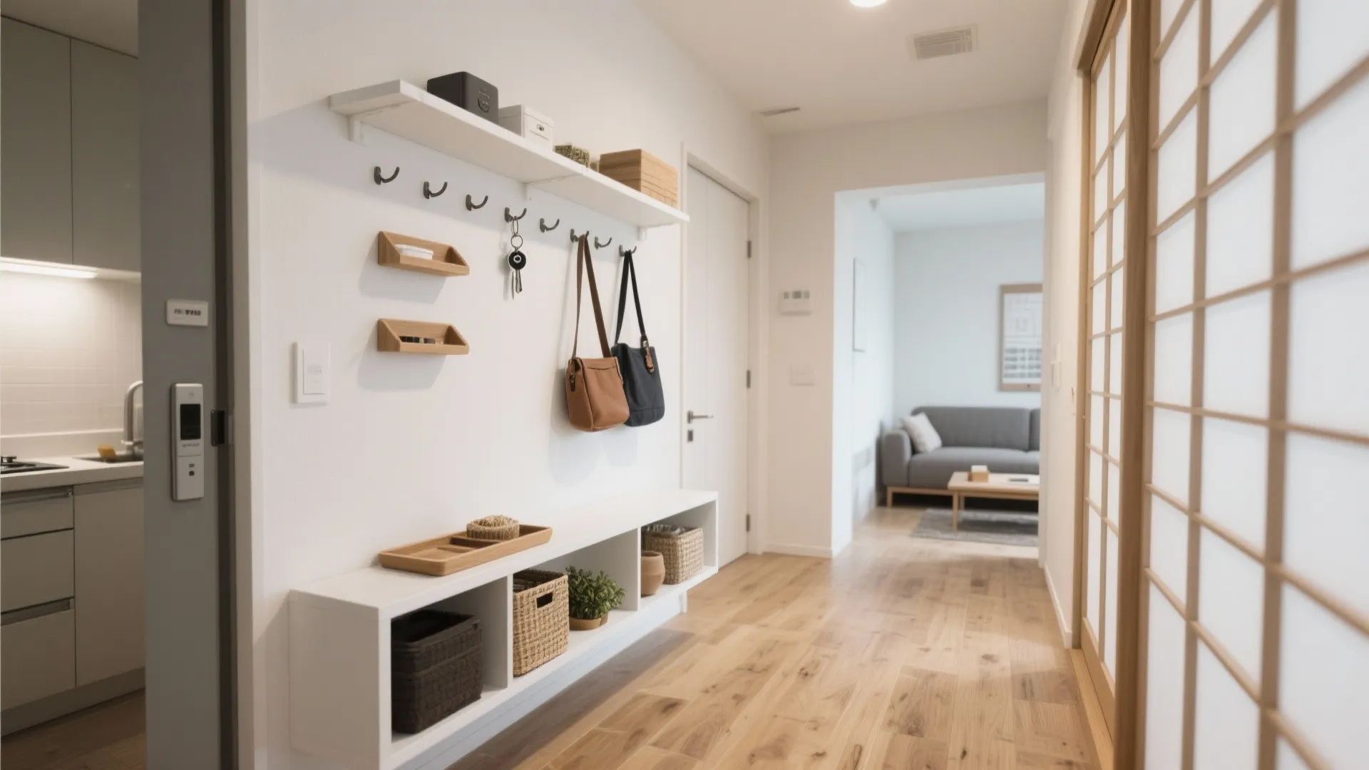 Tips 1: リビング収納は“主導動線”に沿って面で整える（1LDK収納）