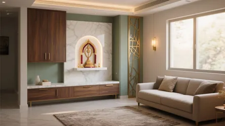 5 Living Room Temple Design Ideas