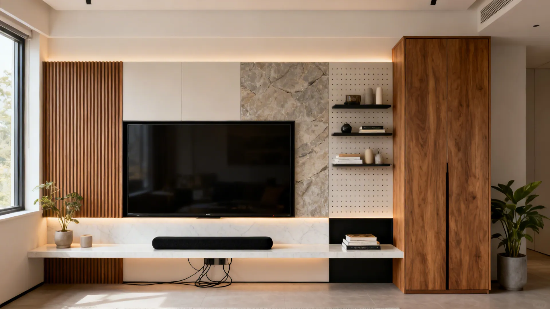 Big TV Unit Design for Living Room: 5 Ideas That Work