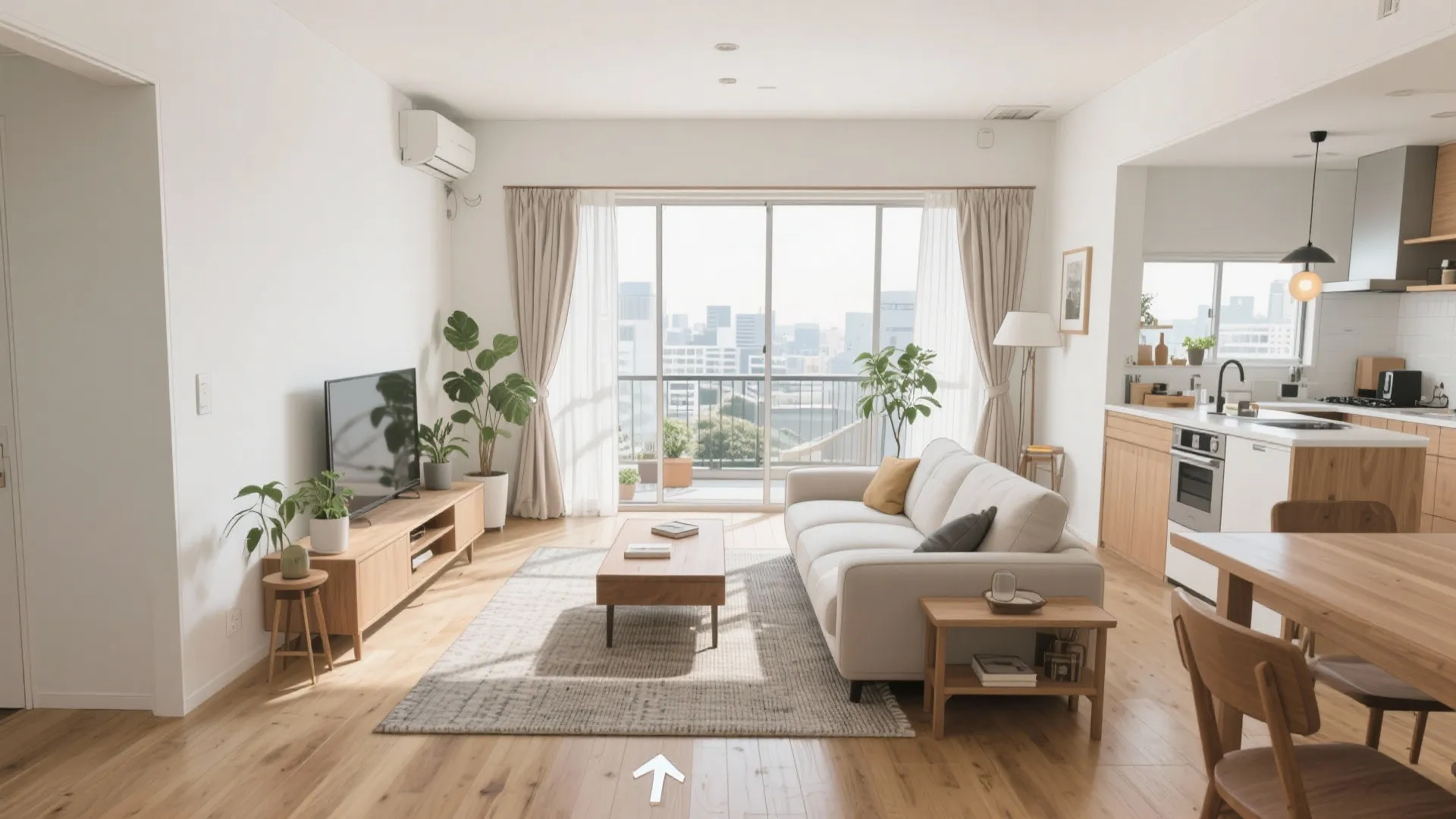 リビング中心の動線规划で家族の滞在時間を伸ばす