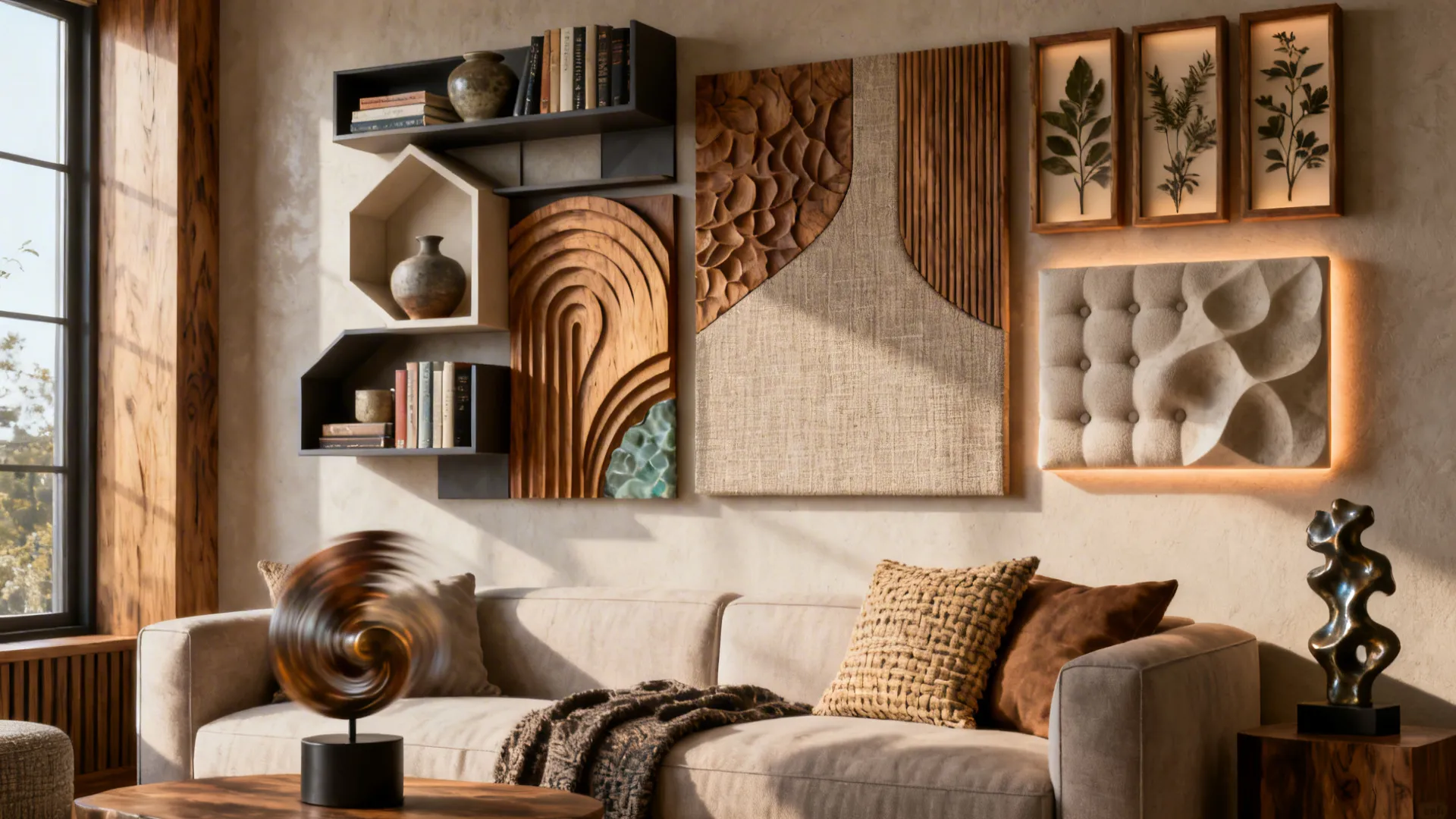 5 Creative 3D Wall Art Ideas for Living Rooms