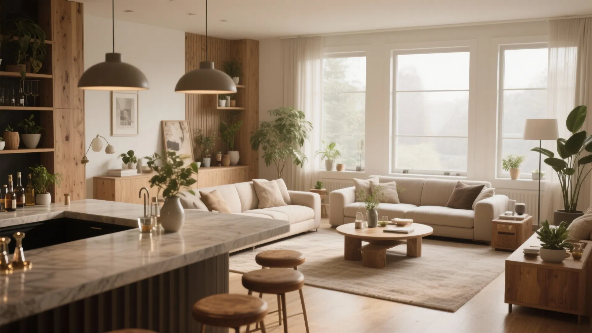 Creative Living Room Bar Table Ideas