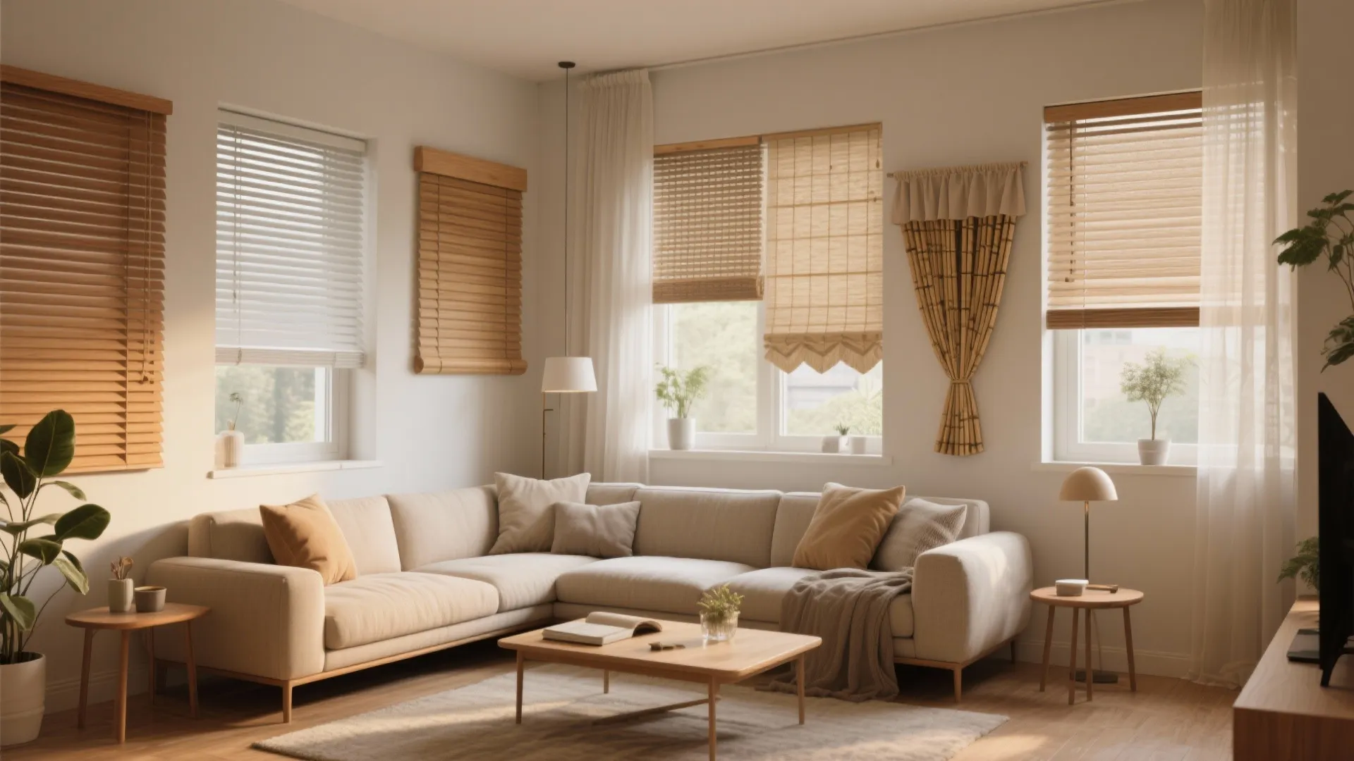 10 Creative Window Blind Ideas for Living Rooms