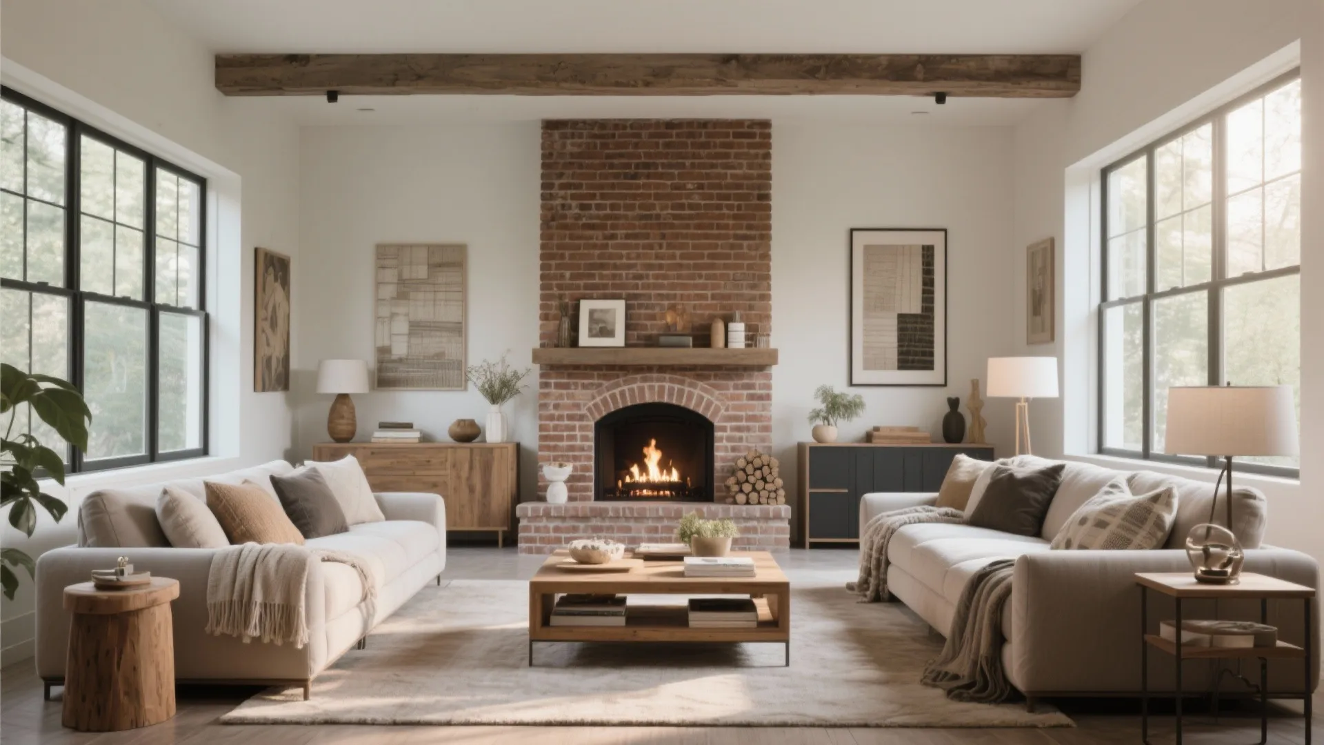 10 Living Room Brick Fireplace Ideas: Cozy, Modern & Timeless: 10 Living Room Brick Fireplace Ideas from My Design Experience